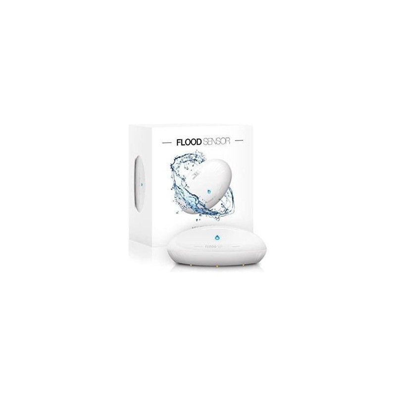 Fibaro Flood Sensor Vandlækssensor Hvid Fibaro Flood Sensor Vandlækssensor Hvid